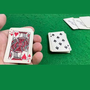 playtime playing cards, vintage small  playing cards printed in USA